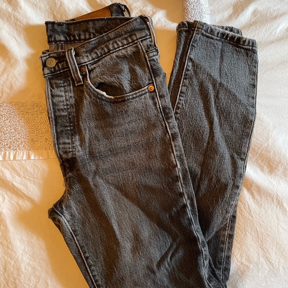 Levi’s 501 dark gray jeans - Picture 3 of 5